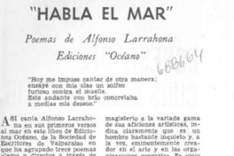 Habla el mar".