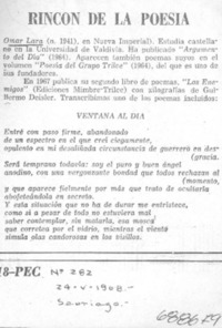 Rincón de la poesía.