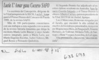 Lucía L'Amar gana concurso SAFO.