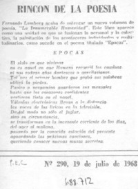 Rincón de la poesía.