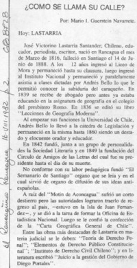 Cómo se llama su calle?