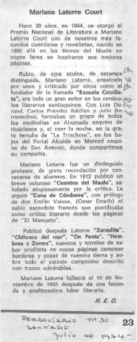 Mariano Latorre Court