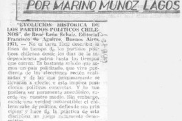 Evolución histórica de los partidos políticos chilenos".