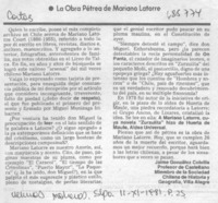 La obra pétrea de Mariano Latorre