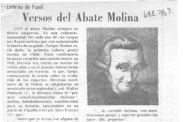 Versos del Abate Molina