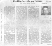 Cecilia, la vida en llamas (Los inicios de la estrella)