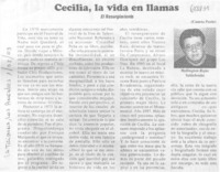 Cecilia, la vida en llamas. El resurgimiento