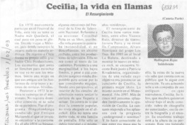 Cecilia, la vida en llamas. El resurgimiento