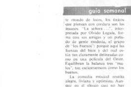 No es tan loca la señora.