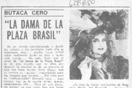 La dama de la plaza Brasil