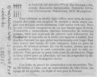 A partir de Manhattan.