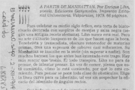 A partir de Manhattan.