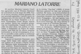 Mariano Latorre.