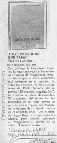 Cuál es el Dios que pasa?