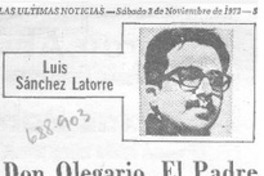Don Olegario, El Padre