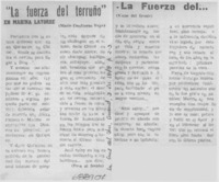 La fuerza del terruño" en Marina Latorre