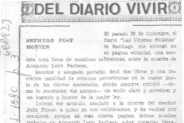 Artículo post Morten