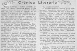 Ricardo Latcham y Joaquín Edwards Bello