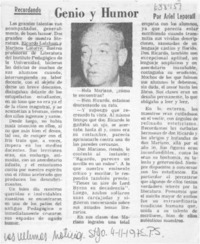 Genio y humor