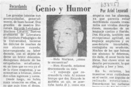 Genio y humor