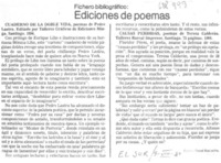 Ediciones de poemas