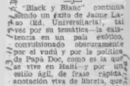 Black y blanc.
