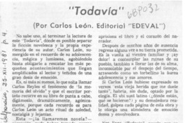 Todavía"