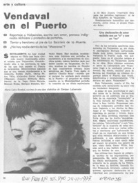 Vendaval en el Puerto.