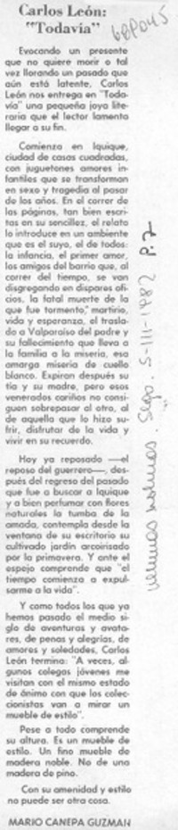 Carlo León: "Todavía"