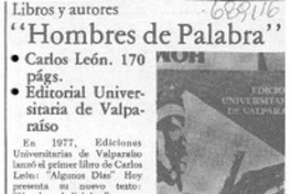 Hombres de palabra".