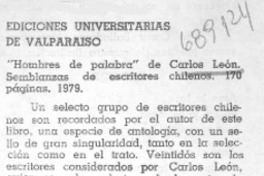 Hombres de palabra".