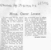 Mons. Oscar Larson
