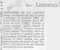 Fernando de la Lastra.