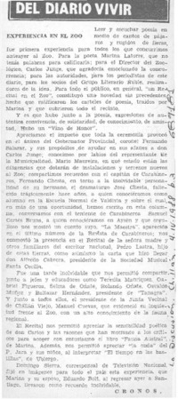 Experiencia en el zoo