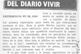 Experiencia en el zoo