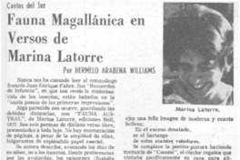 Fauna magallánica en versos de Marina Latorre