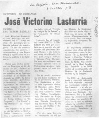 José Victorino Lastarria