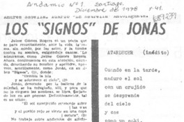 Los "Signos" de Jonás