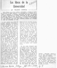 Los libros de la universidad