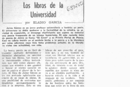 Los libros de la universidad
