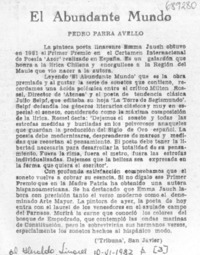 El abundante mundo