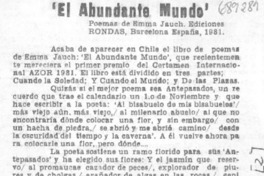 El abundante mundo