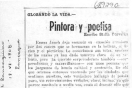 Pintora y poetisa