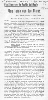 Una tarde con los Olmos