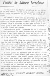 Poemas de Alfonso Larrahona