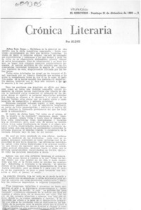 Crónica literaria