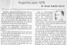 Augurios para 1978