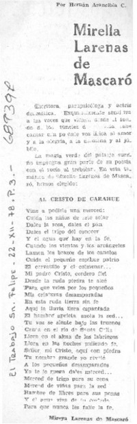Mireya Larenas de Mascaró