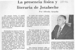 La presencia física y literaria de Jotabeche