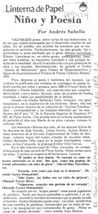 Niño y poesía